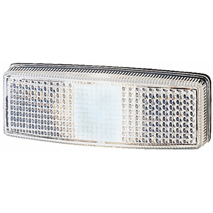 Lampa de semnalizare HELLA, halogen, alb, 12V, 25x110x40mm