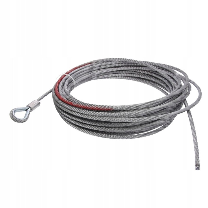 Sistem de tractare, DRAGON WINCH, linie stalowa 9,2mmx28m, 10000-14000lbs
