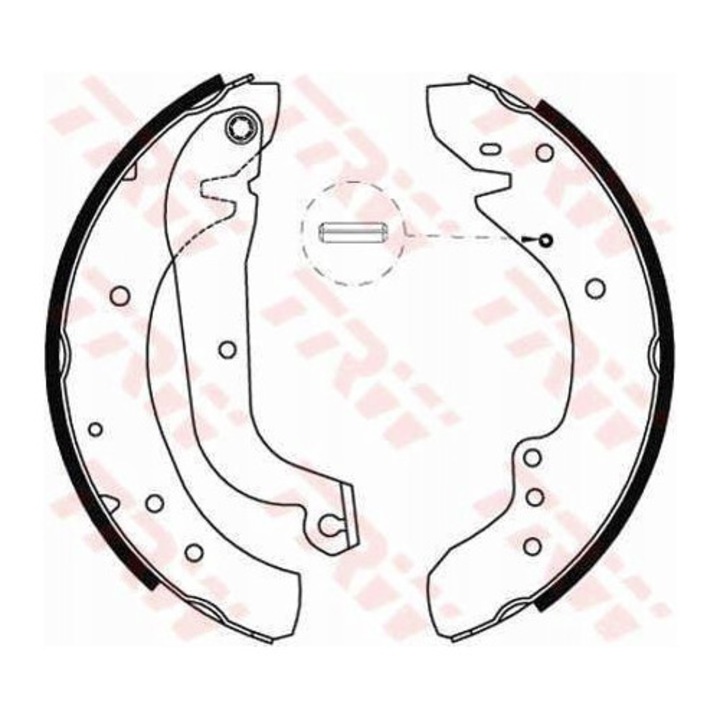 Szczeka hamulcowa TRW GS8565, piese auto, pentru ALFA ROMEO, CITROEN, FIAT, OPEL, PEUGEOT, RENAULT