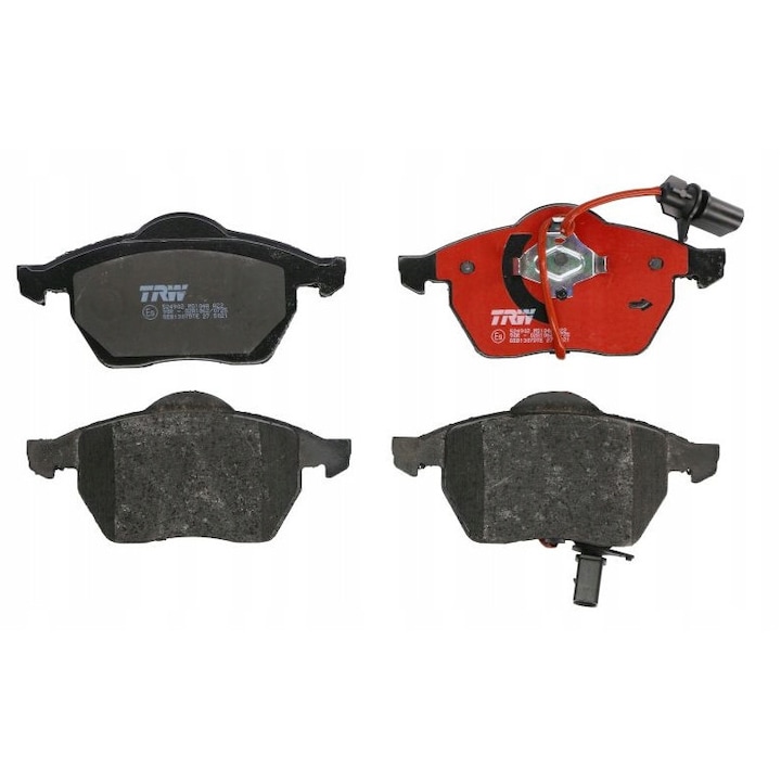 Fékbetétek, TRW, GDB1307DTE, készlet, első