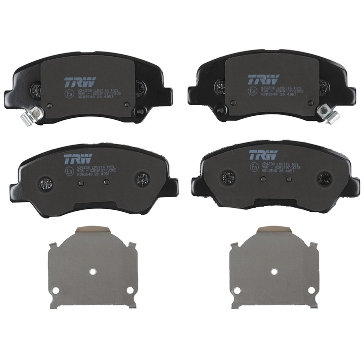 TRW fékbetét készlet KIA RIO III-hoz, 133x17.8x58.2mm, kopásjelzővel