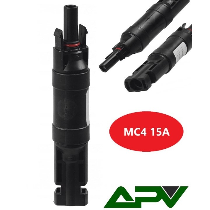 Conector dioda de protectie MC4, 15A, 1000V DC, IP67, negru