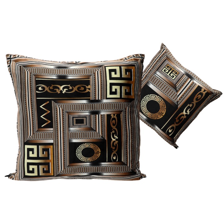 Díszpárna CARMANI, bársony, élénk színek, cipzárral