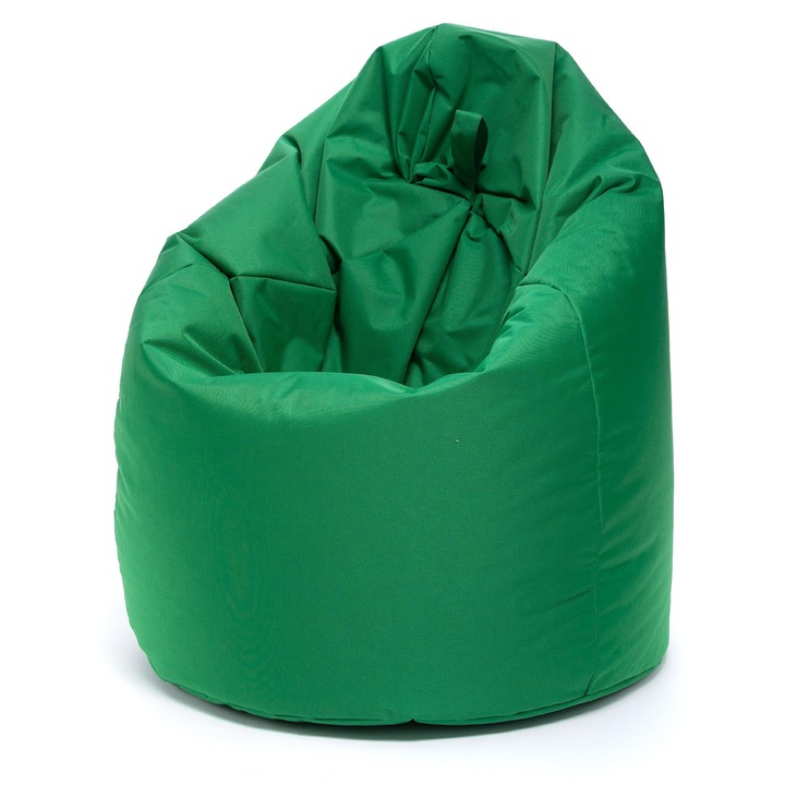 Fotoliu Tip Sac Ecopuf, Verde Nc20, 70x110cm, pentru Interior si Exterior
