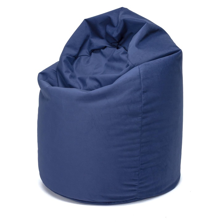 Puf Gonflabil Ecopuf L, Sac Relaxant Multifunctional, Husa Detasabila Microfibra, 70x110cm, Diverse Culori