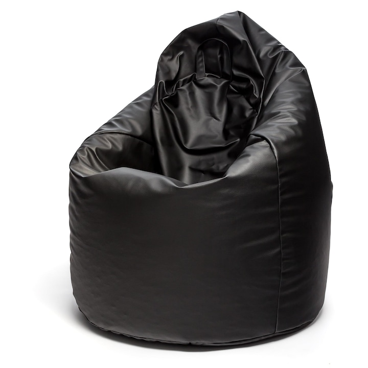 Pouf tip sac RAGI, Ecopuf, XL, 70x110 cm, piele ecologica, umplut cu perle EPS, diverse culori