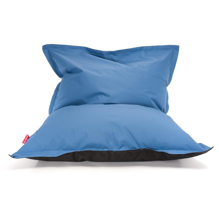 puf de exterior Ecopuf, Tip Para, Poliester Impermeabil, M, 100x140cm, Set pentru Interior si Exterior, albastru