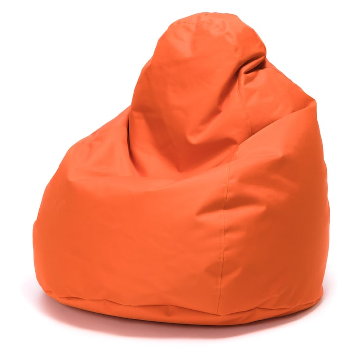 Puf Sac Ecopuf Fuzzy, 80x110 cm, interior/exterior, pentru copii si adulti, livrat cu umplutura