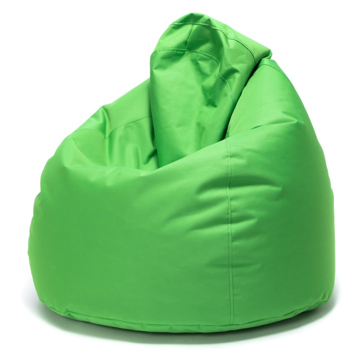 Puf Tip Sac Ecopuf Fuzzy, Fotoliu Sac, 80x110 cm, Multicolor, Inclusiv Umplutura