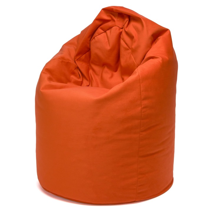 Fotoliu Puf Tip Sac Ecopuf Schlumpf, Microfibra Moale, Umplutura Polistiren, 70x110cm