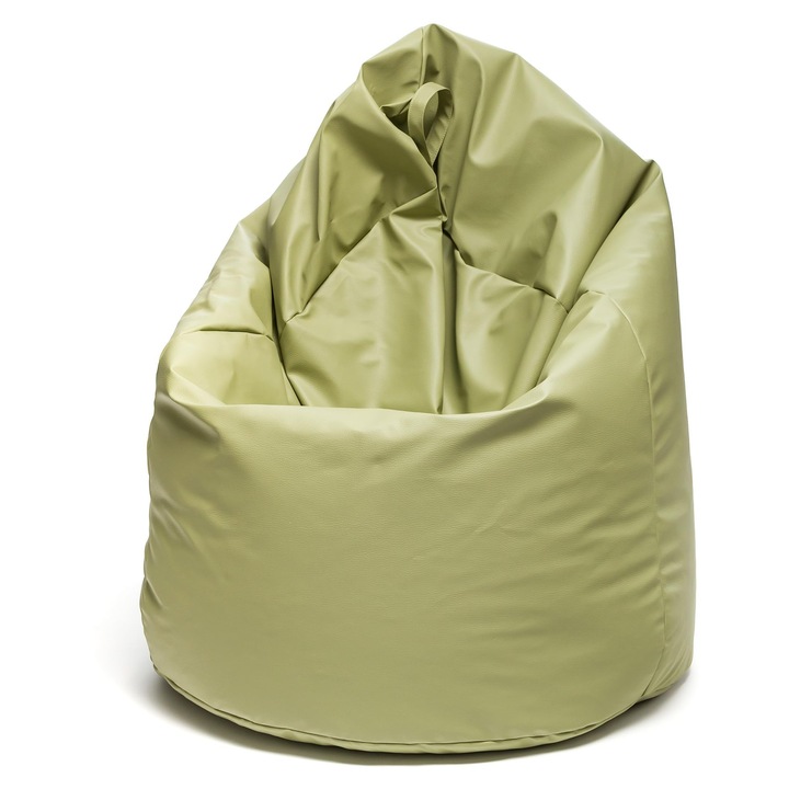 Puf Ecopuf Etterfest, Fotoliu Tip Sac XL, Piele Ecologica, 70x110 cm