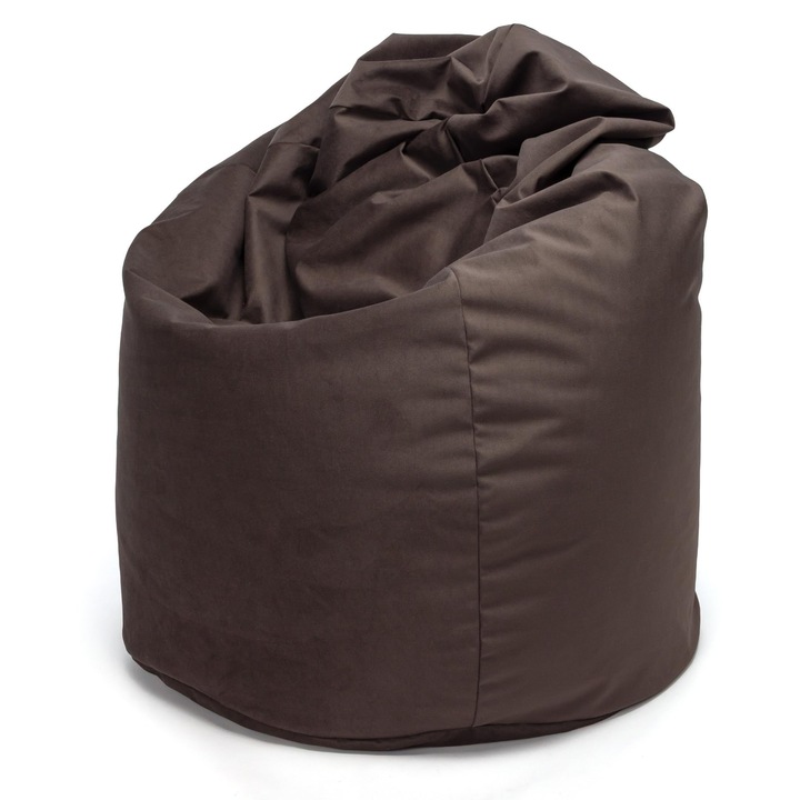 Puf Gigant Ecopuf XL, Sac Relaxant Multifunctional, Husa Detasabila, Dimensiuni 85x135cm, Multicolor