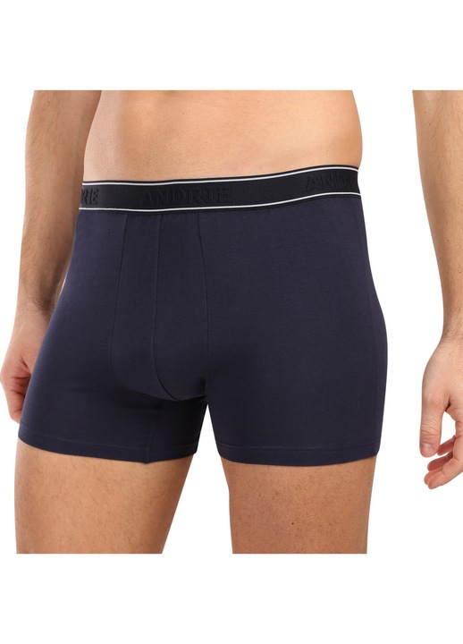 Boxeri barbati Andrie, bumbac/elastan, bleumarin