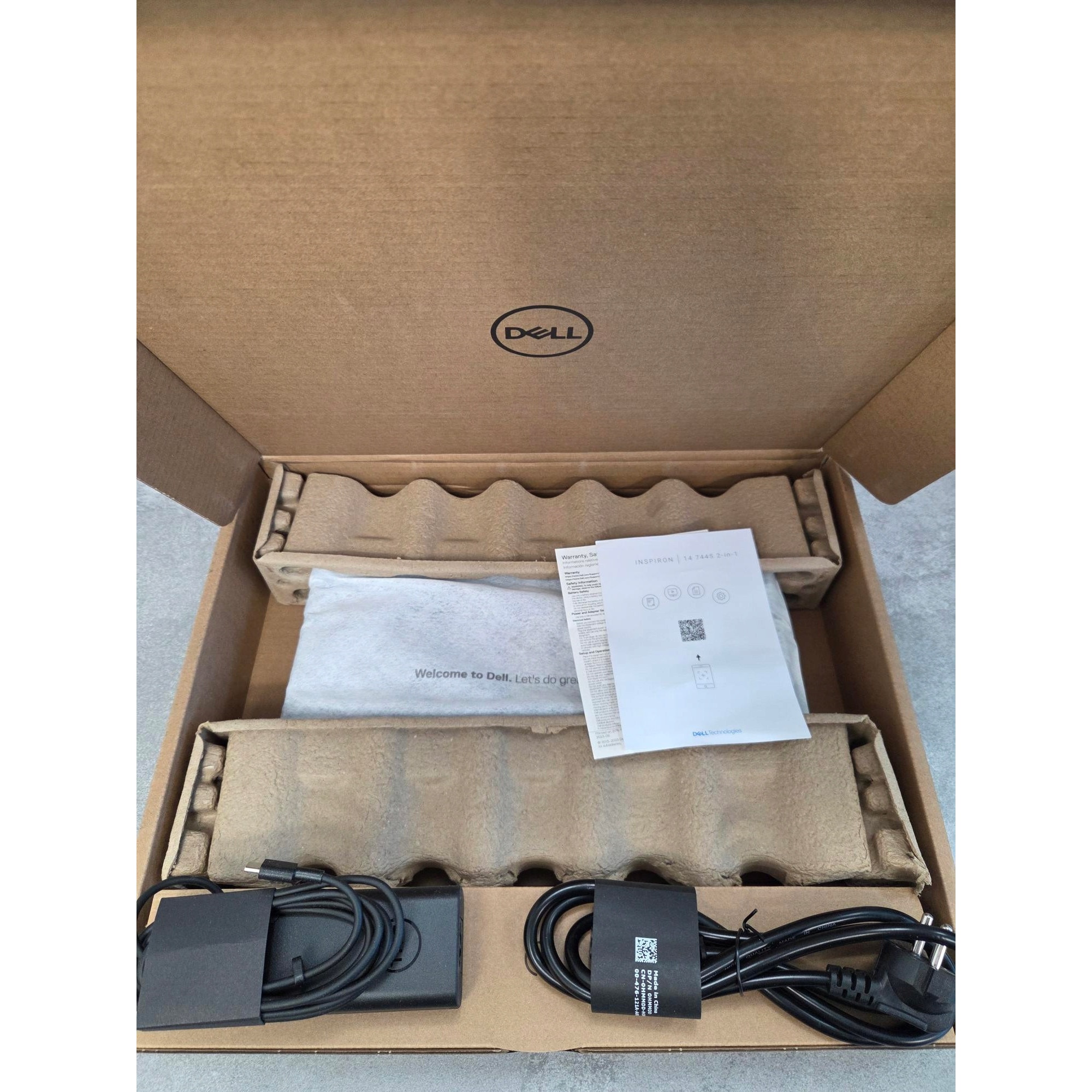 Laptop 2in1 Dell Inspiron 7445, AMD Ryzen 5, 16GB RAM, 512GB SSD, 14" FHD+, touchscreen, Windows 11 Pro