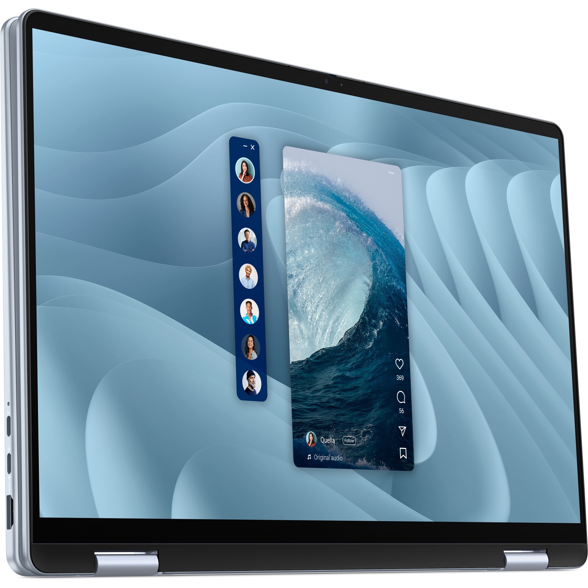 Laptop Dell 16 Plus 2 in 1, Intel Core Ultra 7, 16GB RAM, 1TB SSD, FHD+, 16"