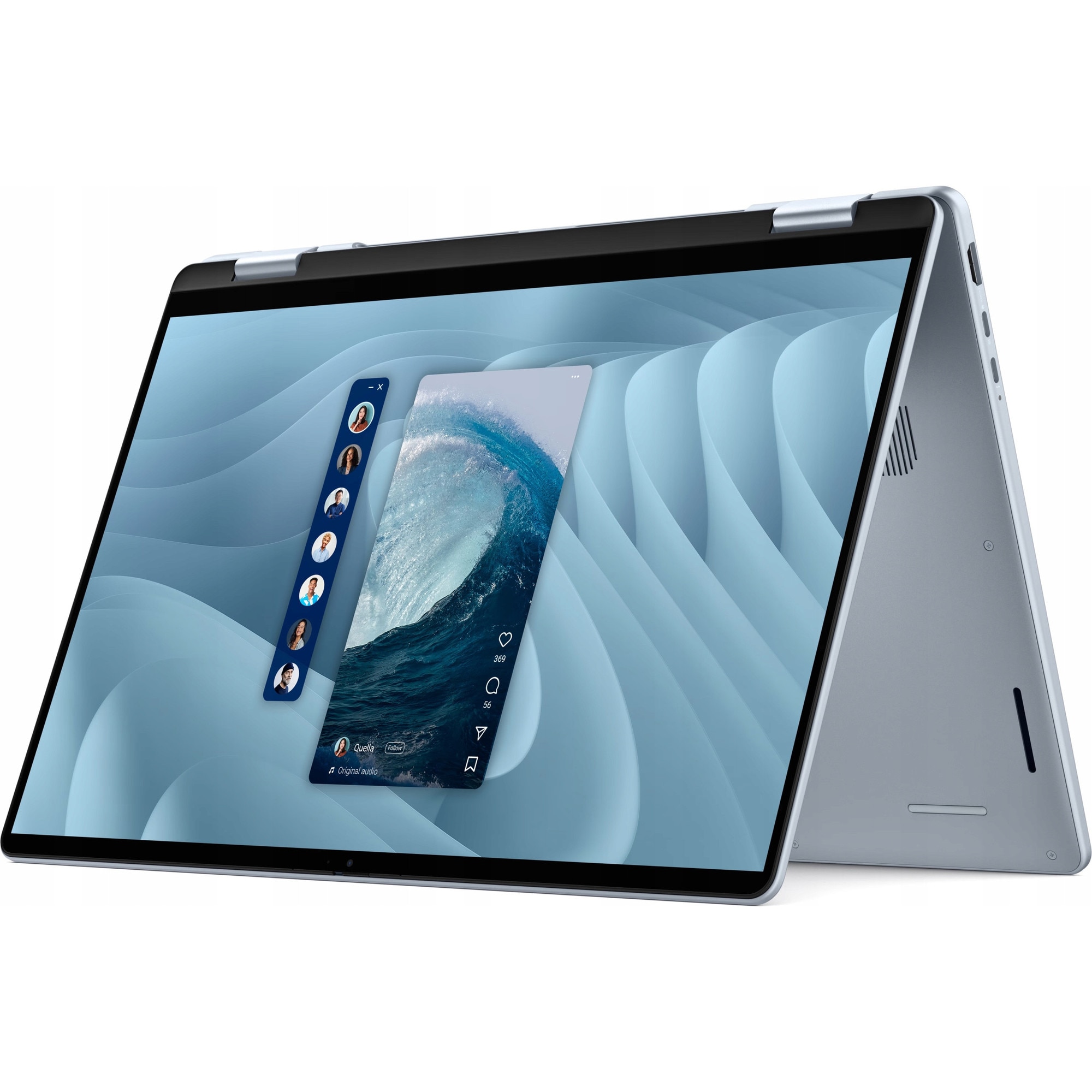 Laptop Dell 16 Plus 2 in 1, Intel Core Ultra 7, 16GB RAM, 1TB SSD, FHD+, 16"