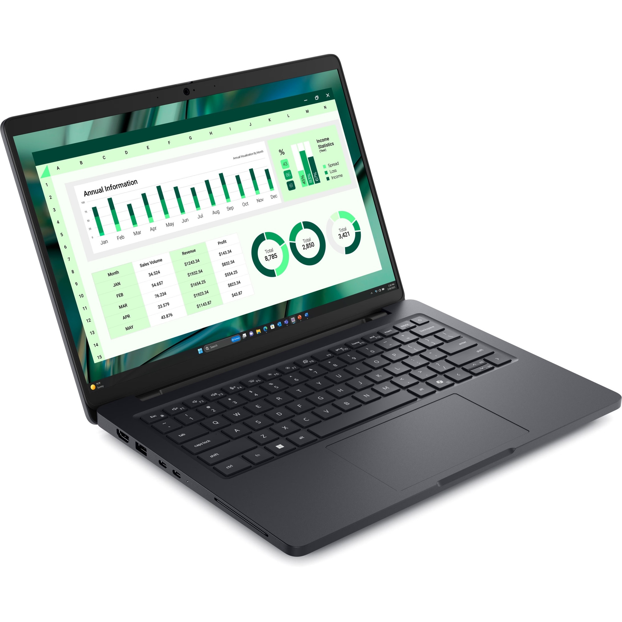 Laptop Dell Pro Max 14, procesor Intel Core Ultra 7, 16GB RAM, 2TB SSD, negru, FHD+ 14"