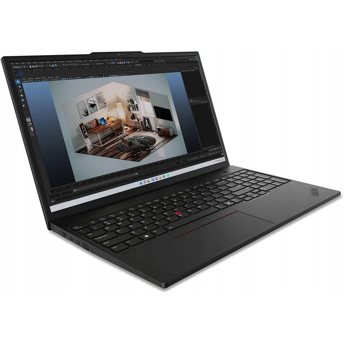 Laptop Lenovo ThinkPad P16s Gen 3, Intel Core Ultra 7, 16GB RAM, 512GB SSD, NVIDIA RTX 500, 16" touchscreen, 1.82kg