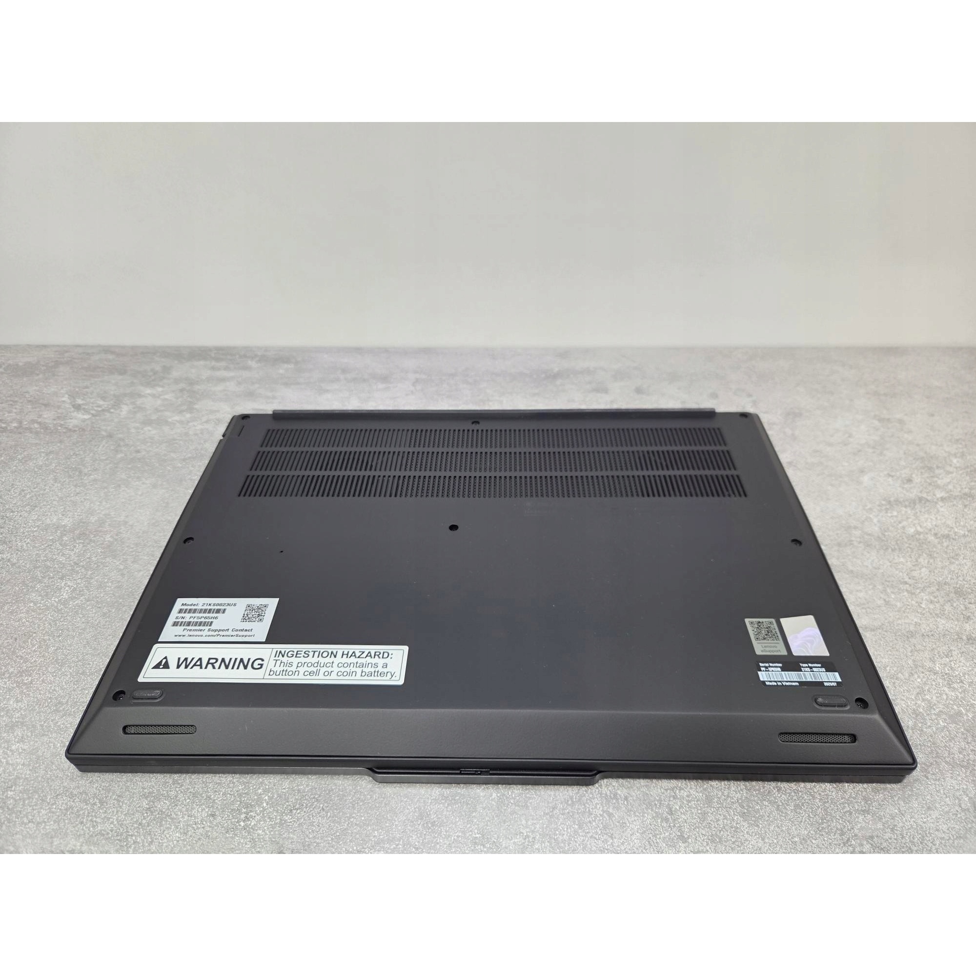 Laptop Lenovo ThinkPad P16s Gen 3, Intel Core Ultra 7, 16GB RAM, 512GB SSD, NVIDIA RTX 500, 16" touchscreen, 1.82kg