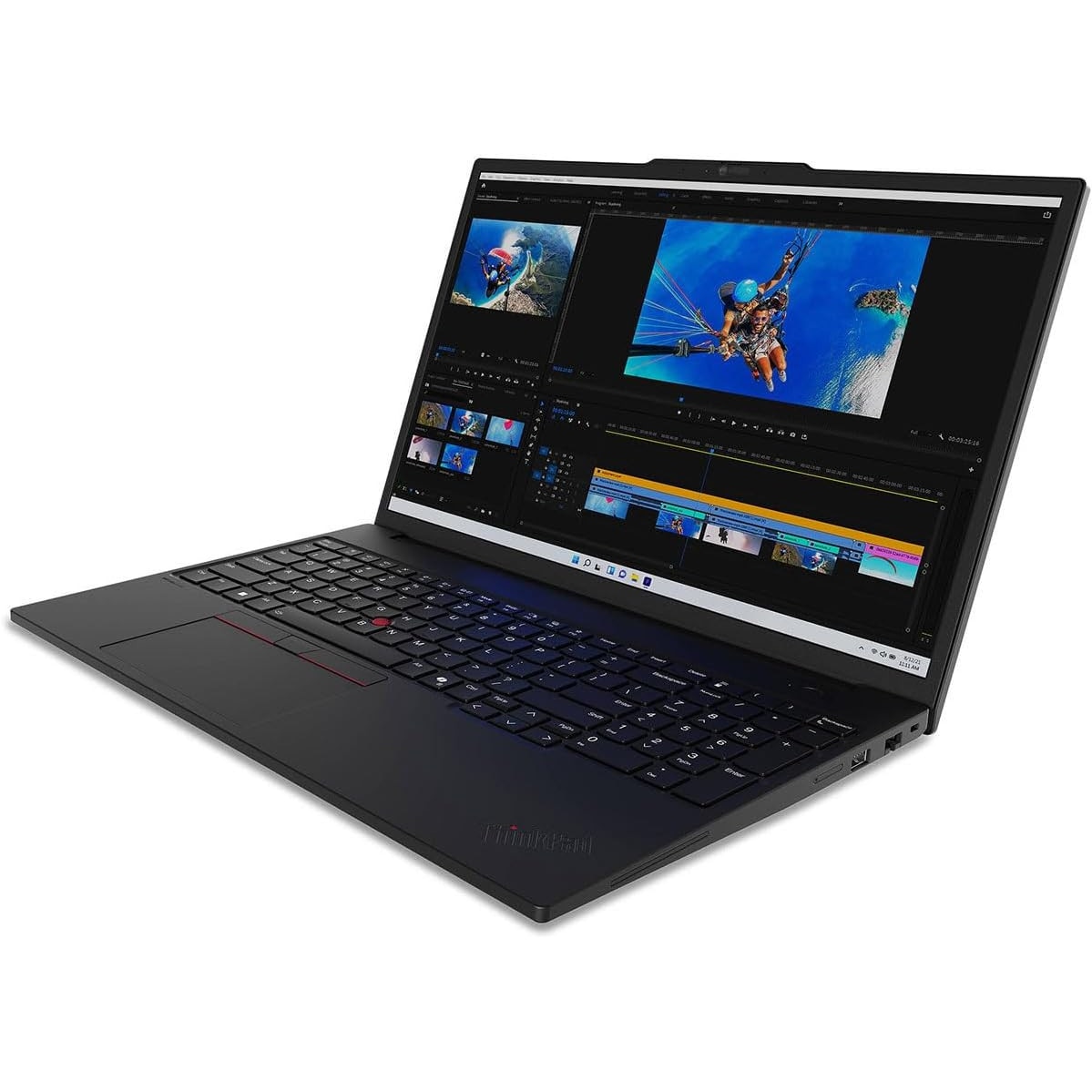 Laptop Lenovo ThinkPad P16s Gen 3, Intel Core Ultra 7, 16GB RAM, 512GB SSD, NVIDIA RTX 500, 16" touchscreen, 1.82kg