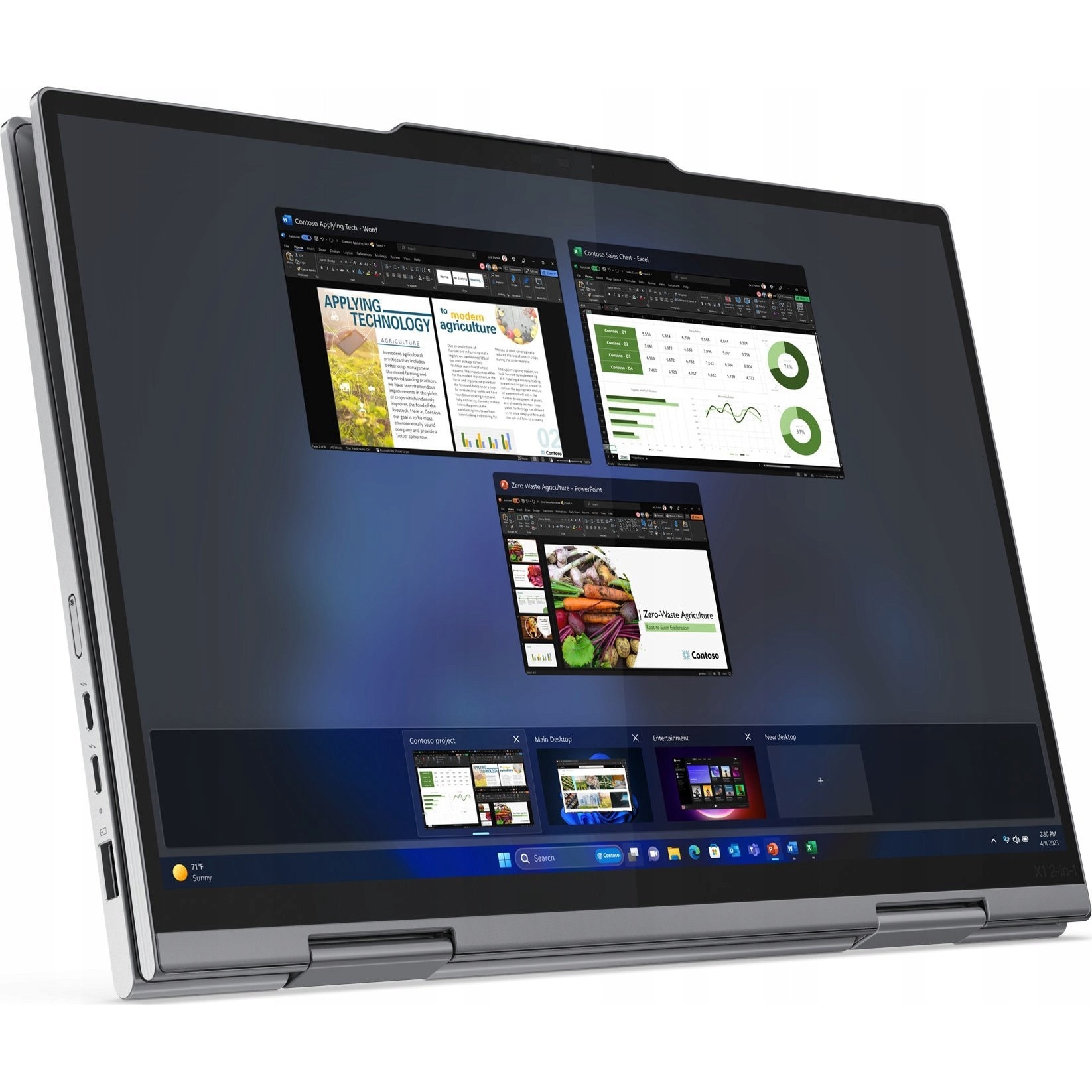 Laptop Lenovo ThinkPad X1 Gen 9, procesor Intel Core Ultra 5 135U, 16GB RAM, 512GB SSD, 14" WUXGA, touchscreen, Windows 11 Professional