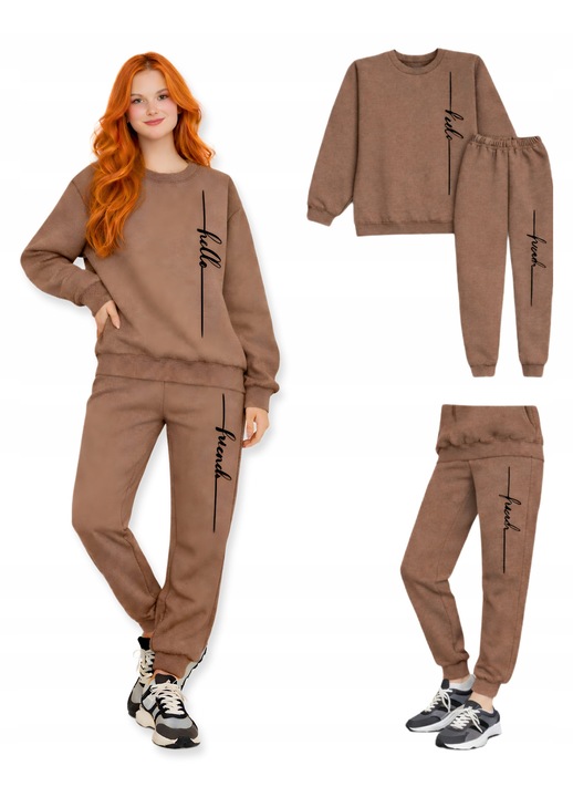 Set trening dama, Dartomik, maro, bumbac, XL INTL