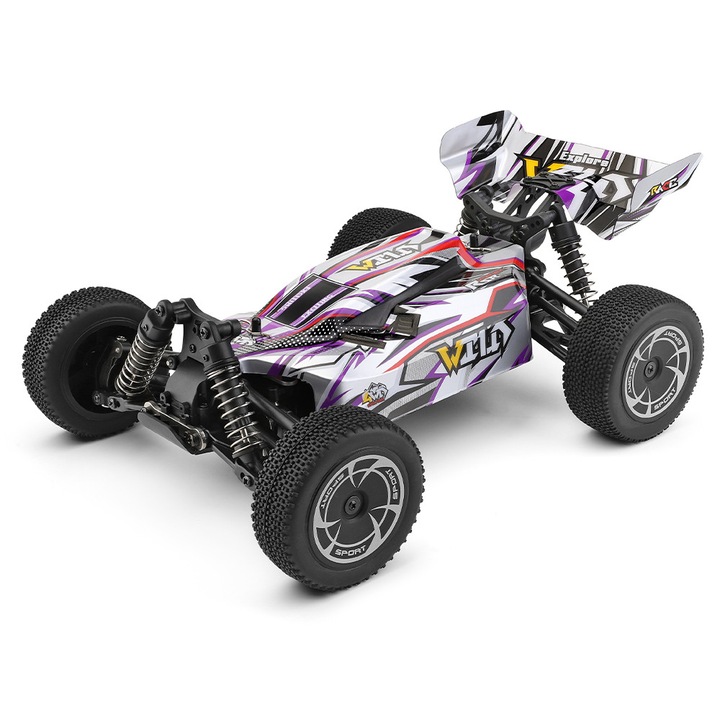 RC Drift autó 1:14, 4WD, 35 km/h, lila, 29x21x11 cm