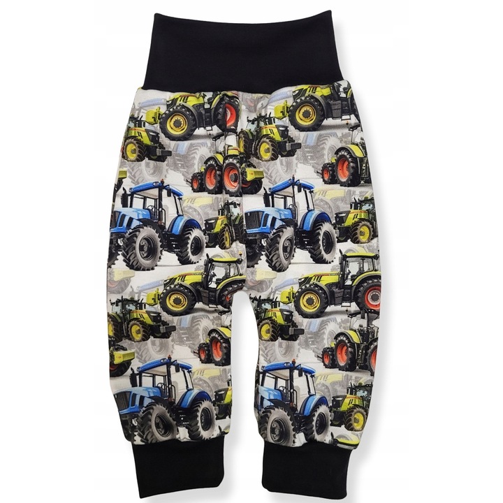 Pantaloni copii, Dartomik, elastic, multicolor, bumbac 100, Multicolor