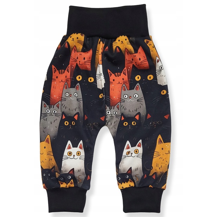 Pantaloni copii, Dartomik, fara strangere, multicolor, bumbac 100%