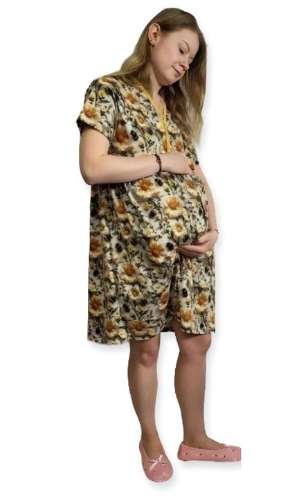 Pijamale dama, Dartomik, camasa de noapte, bumbac, maneca scurta