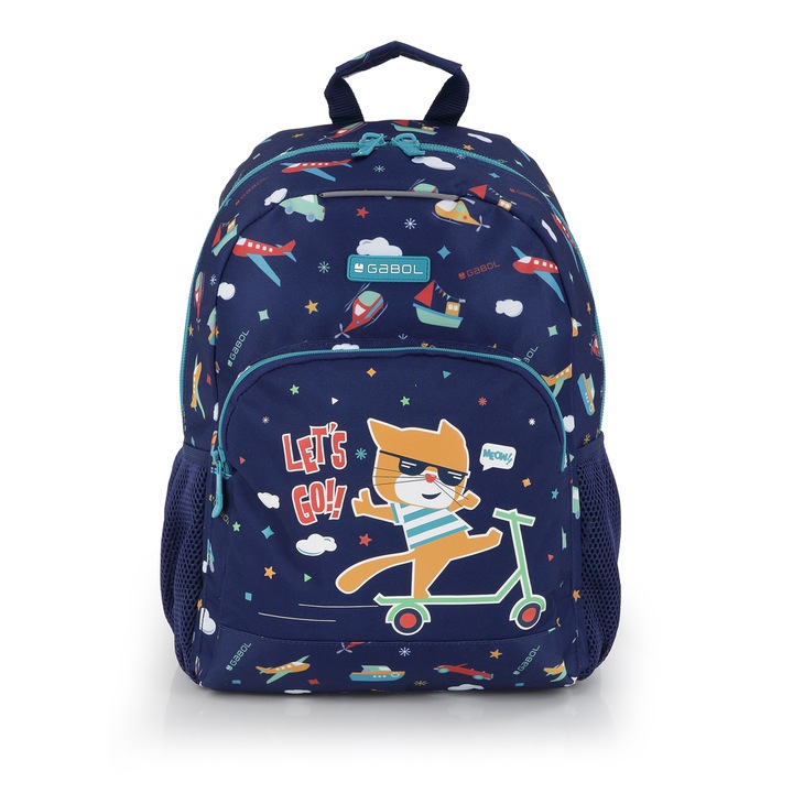 Rucsac Gabol Speedy, un compartiment, 31 x 41 x 16 cm, Albastru