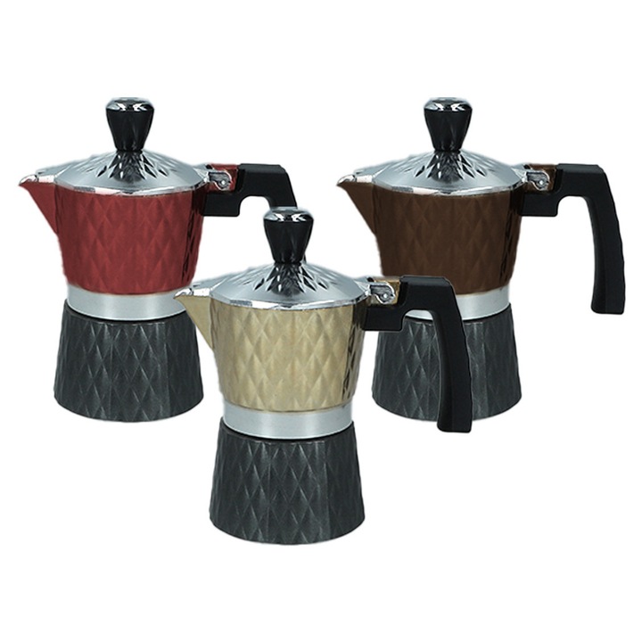 Cafetiera mica, multicolor, 1 cana