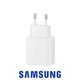 Зарядно устройство за мрежа Premium Samsung PD 45W Super Fast Charging USB-C, включен кабел 5A 100W 1.8 метра, бял оригинален