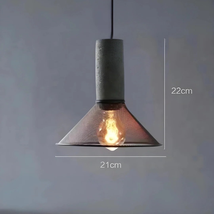 Пандул RFAN, Модел 4857-1, 1 X E27, С Абажур, Регулируема Височина, Черен