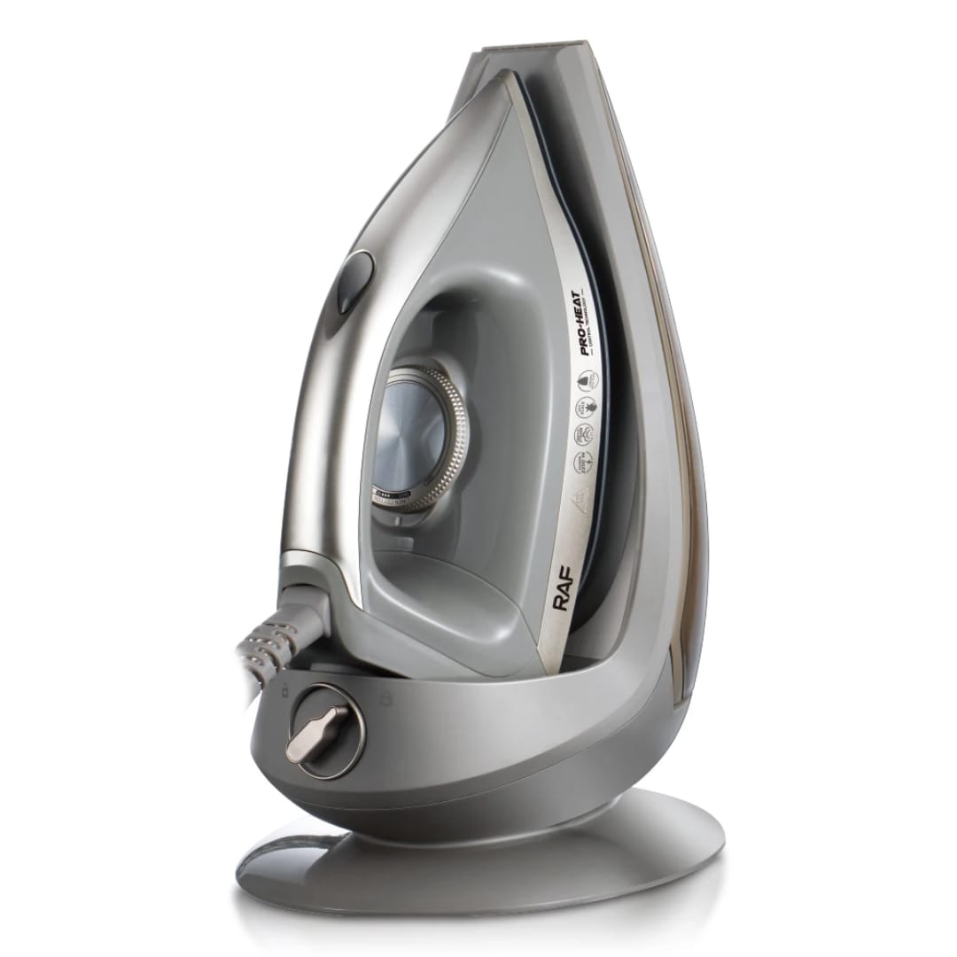Aparat de calcat + statie RAF R.1357G, 2200W, talpa ceramica