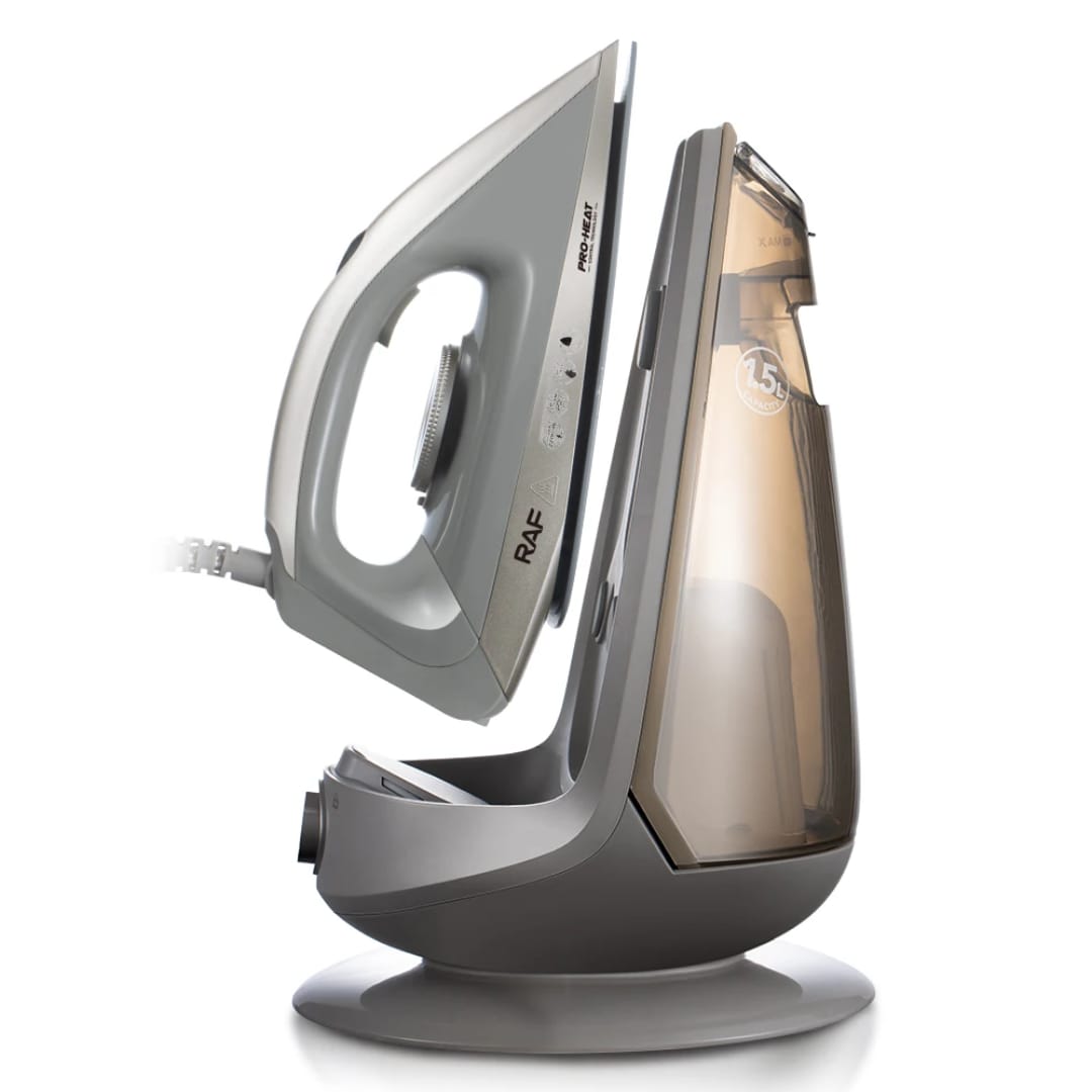 Aparat de calcat + statie RAF R.1357G, 2200W, talpa ceramica