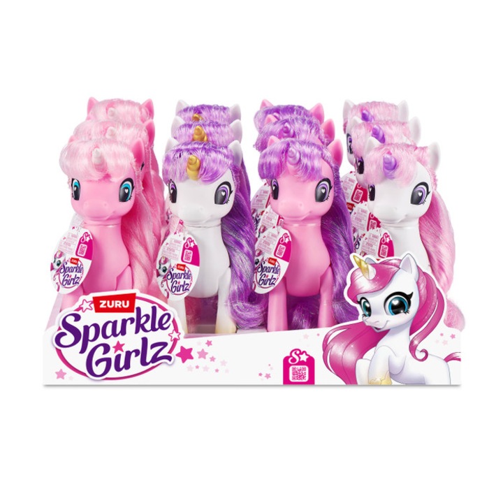 SPARKLE GIRLZ többféle modell, figura, unikornis, közepes, 17 cm