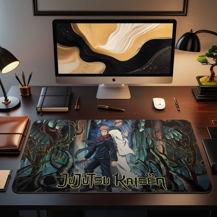 Mousepad Deskmat Jujutsu kaisen 800x400x4 mm margini cusute Oktane