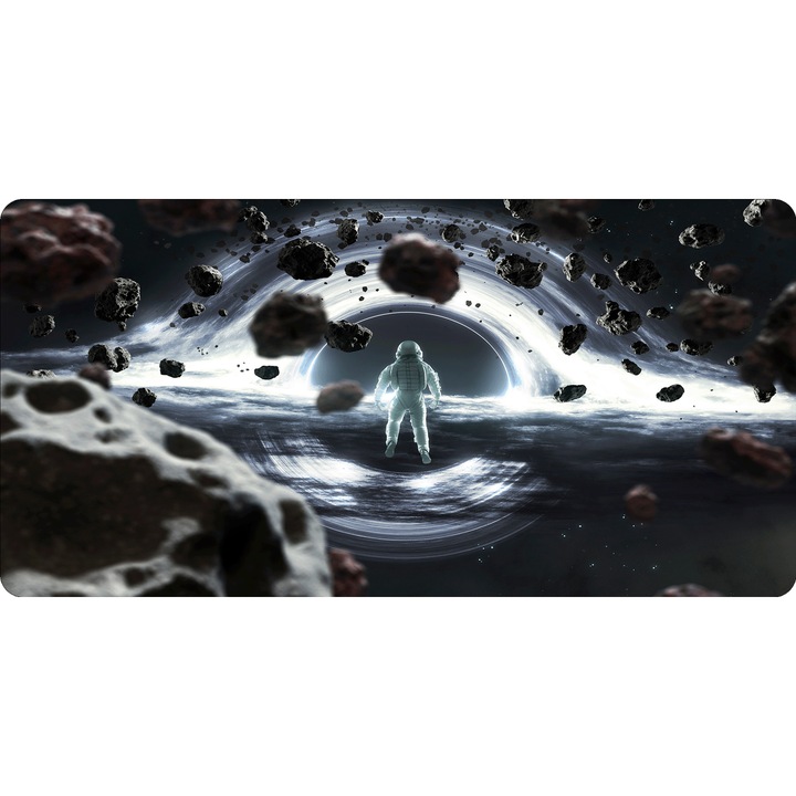 Mousepad Deskmat Astronaut gargantua 700x350x2mm margini drepte necusute Oktane