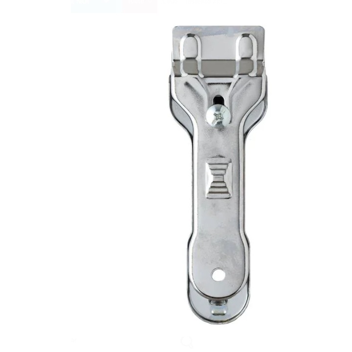 Razuitor Metalic pentru Plita Ceramica ZANOX®, Racleta Curatare cu 2 Lame Incluse