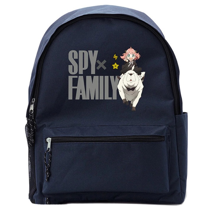Spy x Family hátizsák - Kék - Anya és Bond