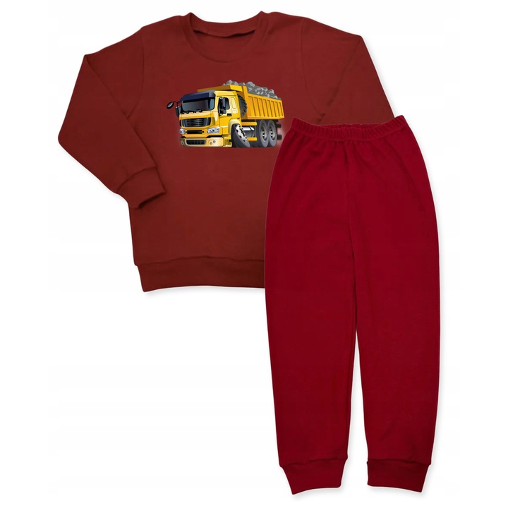 Set trening Dartomik, 2 piese, bumbac, Bordeaux