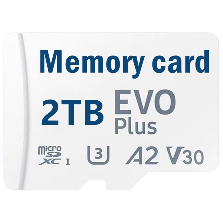 Card memorie MicroSDXC 2TB, viteza 130MB/s, adaptor inclus