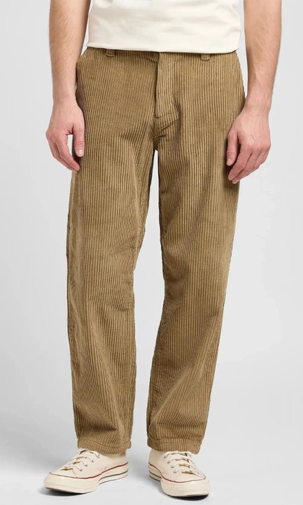 Lee férfi chino nadrág, magas derék, pamut, bézs