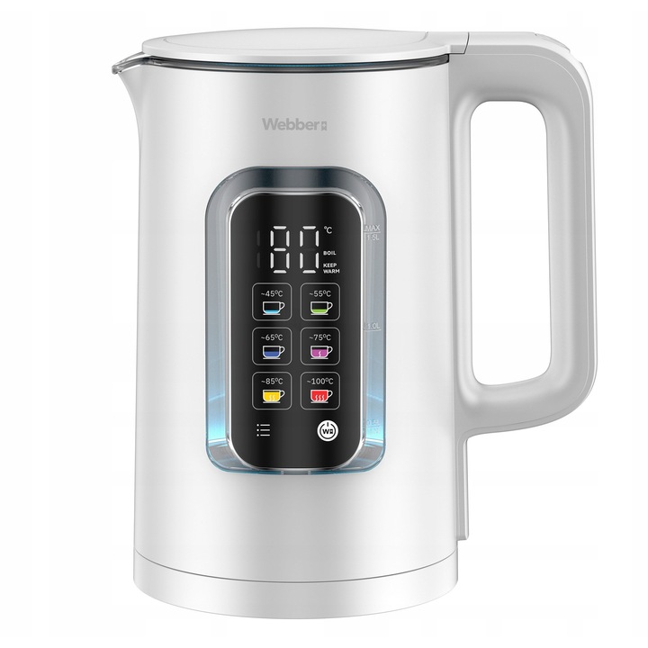 Fierbator electric Webber ELIYA WK110 1, 5 L cu control LED pentru mentinerea caldurii