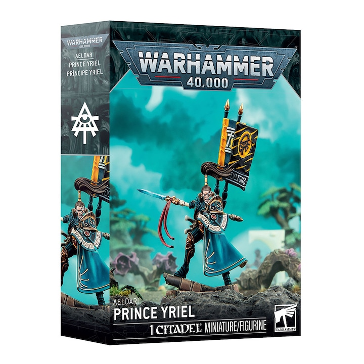 Разширение за игра Warhammer 40000, Принц Ириел Аелдари, Games Workshop, 17 части, сив