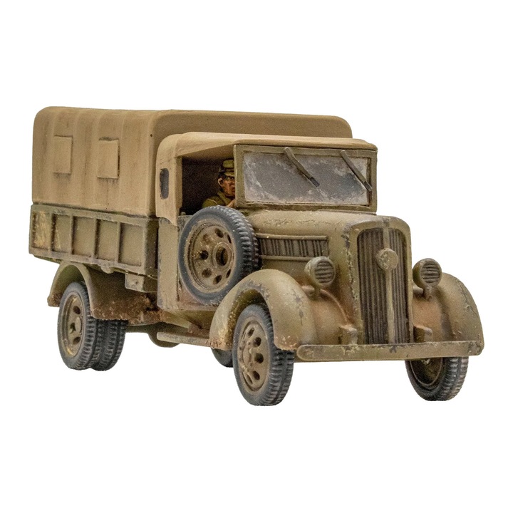 Extensie de joc Bolt Action si Konflikt '47, Type 97 Isuzu truck, Warlord Games, model de asamblat, gri