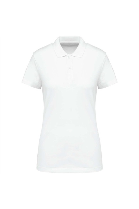 Tricou polo dama, Supima® bumbac piqué, maneca scurta, Kariban Premium - PK201, White