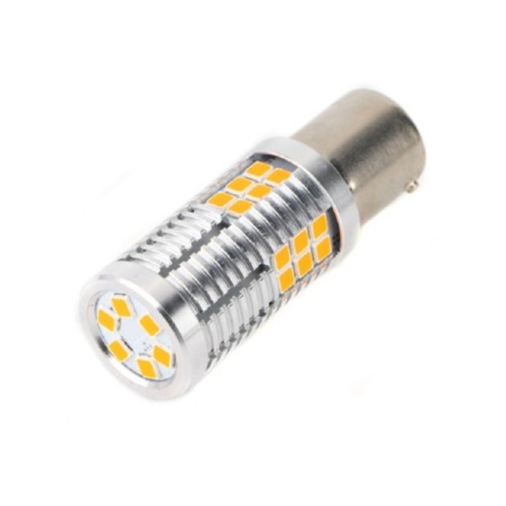 Led Semnalizare Portocaliu P21W BA15S Super Canbus 12V, 30 SMD 3030 - BTLE5005-BA15S