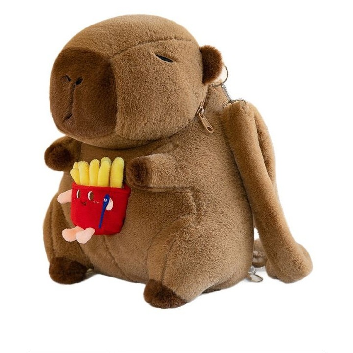 Ghiozdan Kapibala capacitate mare, forma de cartof, 35cm